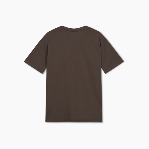 SUNCATCHERS Embroidered Logo T-Shirt Brown