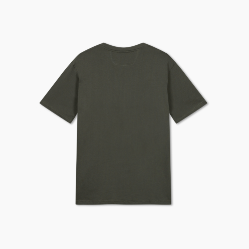 SUNCATCHERS Embroidered Logo T-Shirt Dark Sage Green