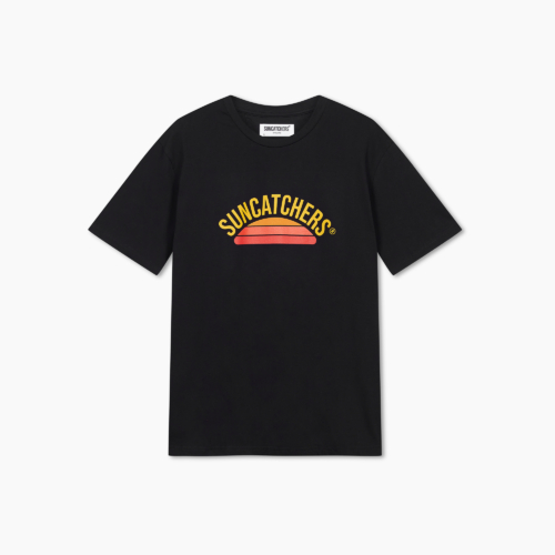 SUNCATCHERS Retro Logo T-Shirt Black