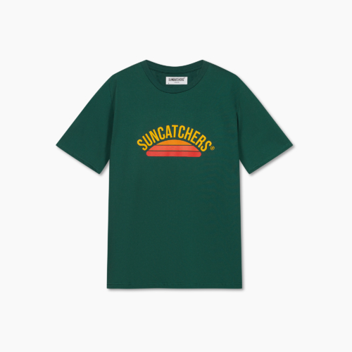 SUNCATCHERS Retro Logo T-Shirt Forest Green